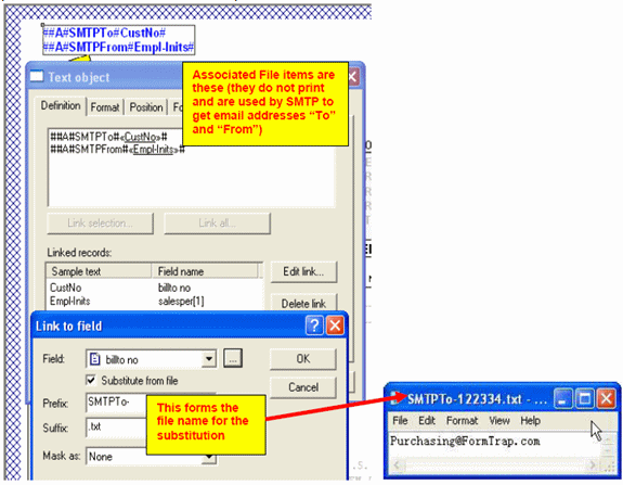 Associated file items