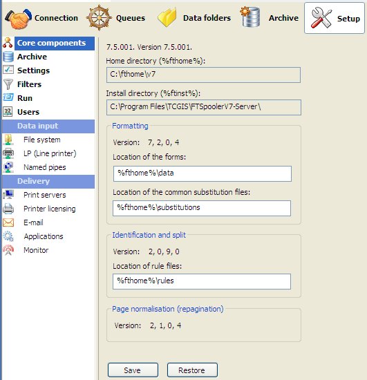 Setup Core Components