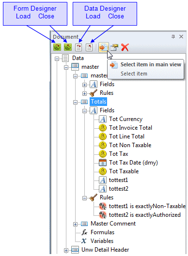 Data Designer List