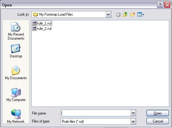 Load Rule File